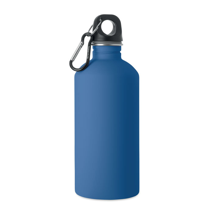 Bouteille publicitaire 500 ml avec mousqueton Remid Moss Bleu royal